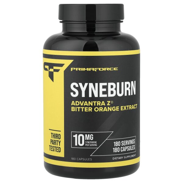 Primaforce, SYNEBURN?, Erg?nzungsmittel mit Synephrin, 10 mg, 180 Kapseln