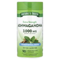 Natures Truth extra starkes Ashwagandha, 3.000 mg, 90 Kapseln