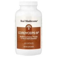Real Mushrooms, Cordyceps-M, Pilzextraktpulver, 300 Kapseln