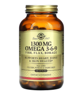 Solgar, Omega 3-6-9, 1.300 mg, 120 Weichkapseln