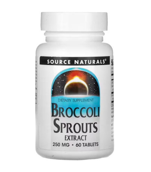 Source Naturals, Brokkolisprossenextrakt, 250 mg, 60 Tabletten