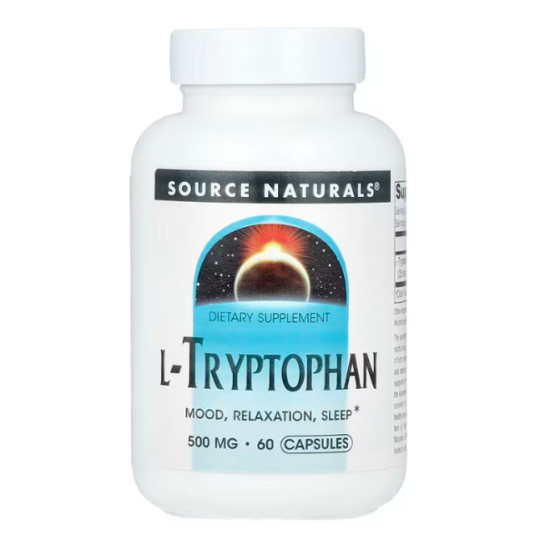 Source Naturals, L-Tryptophan, 500 mg, 60 Kapseln