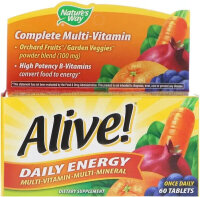 Natures Way Alive! T?gliche Energie mit Eisen, 60 Tabletten