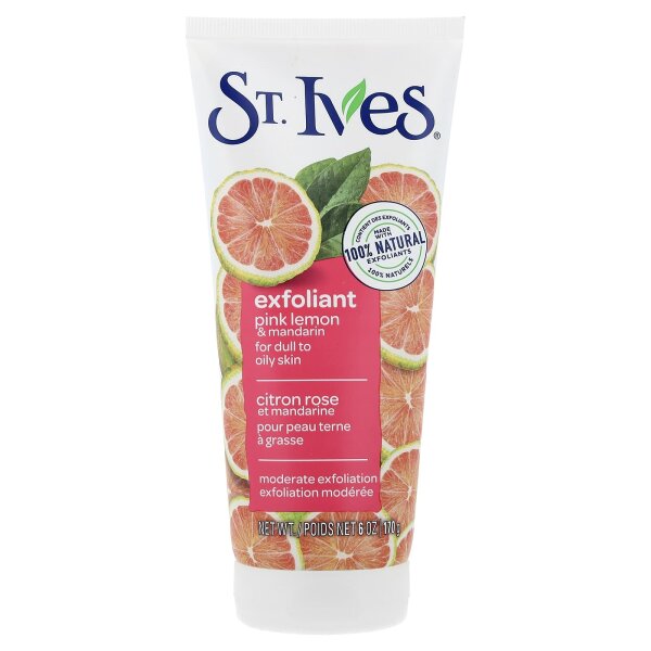 St. Ives, Radiant Skin, Peeling mit rosa Zitrone und Mandarine, 170g
