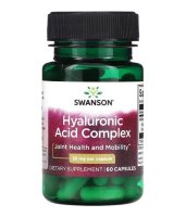 Swanson, Hyalurons?ure-Komplex, 33 mg, 60 Kapseln