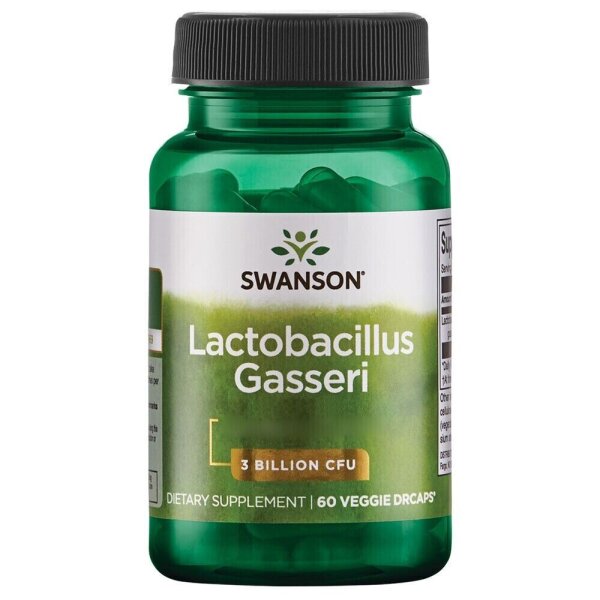 Swanson, Lactobacillus gasseri, 3 Milliarden KBE, 60 vegetarische DRcaps