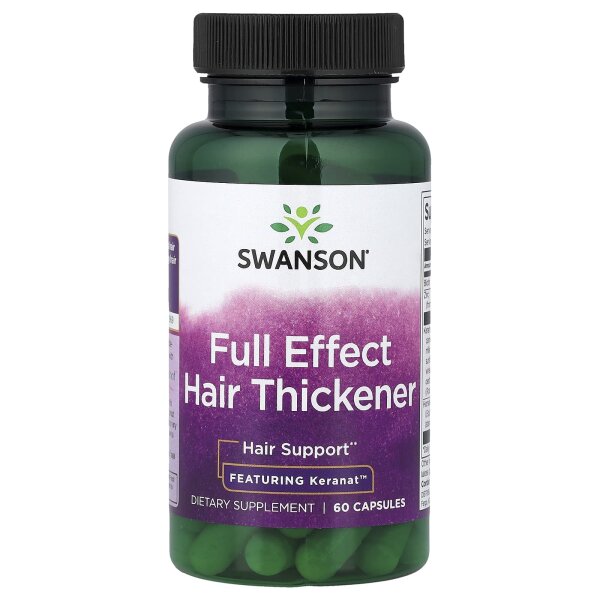 Swanson, Volleffekt-Haarverdicker, 60 Kapseln