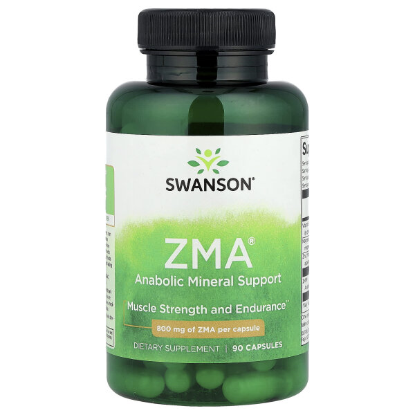 Swanson, ZMA, anabole mineralische Unterst?tzung, 800 mg, 90 Kapseln
