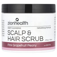 Zion Health, Kopfhaut+Haarpeeling mit Biotin, Pink...