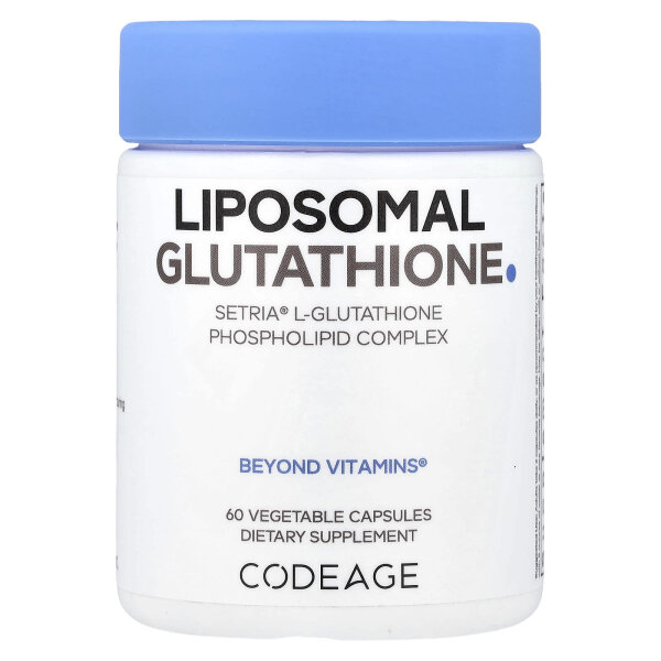 Codeage, Liposomal, Glutathione, liposomales Glutathion, 60 Kapseln