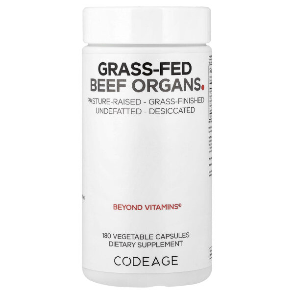 Codeage, Rinderorgane aus Weidehaltung, 180 Kapseln