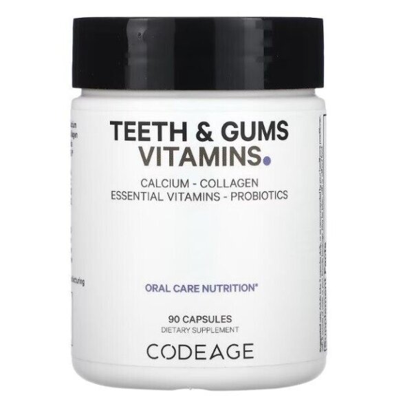 Codeage, Vitamine, Zähne und Zahnfleisch, Mundpflege und Ernährung, 90 Kapseln