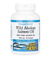 Natural Factors, Wild Alaskan Salmon Oil, Öl von...