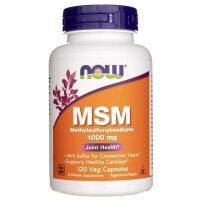 NOW Foods MSM 1000 mg, 120 Veg. Kapseln