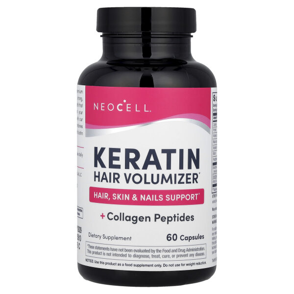 NeoCell Keratin Hair Volumizer, 60 Capsules