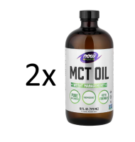 2x NOW Foods, Sports, MCT-Öl, geschmacksneutral, 473...