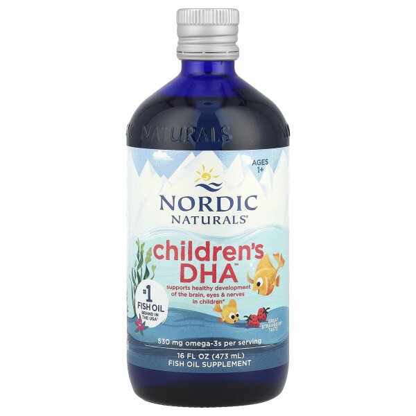 Nordic Naturals, Children?s DHA, DHA f?r Kinder von 1?6 Jahren, Erdbeere, 473 ml