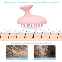SHINLEA Kopfhaut Massageb?rste, Weichem Silikon Shampoo Haarb?rste f?r Peeling und Kopfmassage, Stimulieren das Haarwachstum