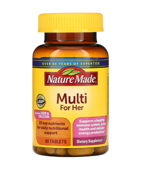 Nature Made, Multi For Her, 90 Tabletten