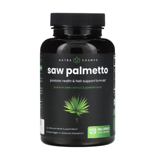 NutraChamps, Sägepalme, 120 Kapseln