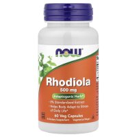 NOW Foods, Rhodiola, 500 mg, 60 vegetarische Kapseln