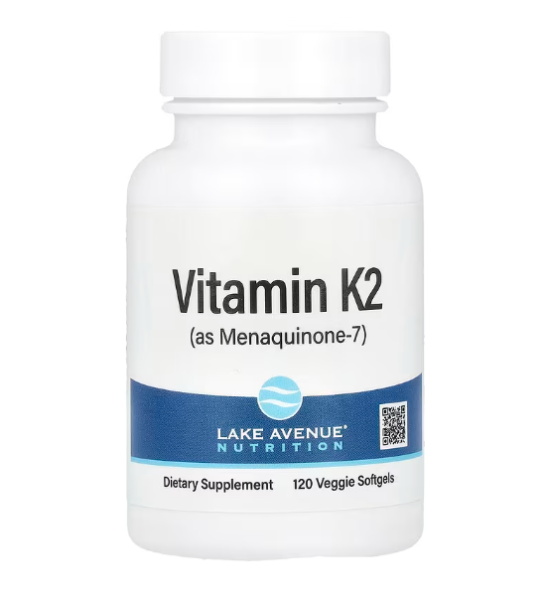 Lake Avenue Nutrition, Vitamin K2 (as Menaquinone-7), Vitamin K2 (als Menachinon-7), 50 mcg, 120 vegetarische Weichkapseln