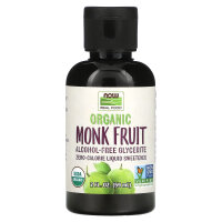 NOW Foods, Organic Monk Fruit, flüssiger Süßstoff, 59 ml