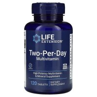 Life Extension, Two-Per-Day Multivitamin, Zwei-pro-Tag-Multivitamin, 120 Tabletten