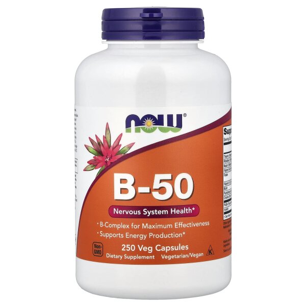 NOW Foods, B-50, 250 vegetarische Kapseln