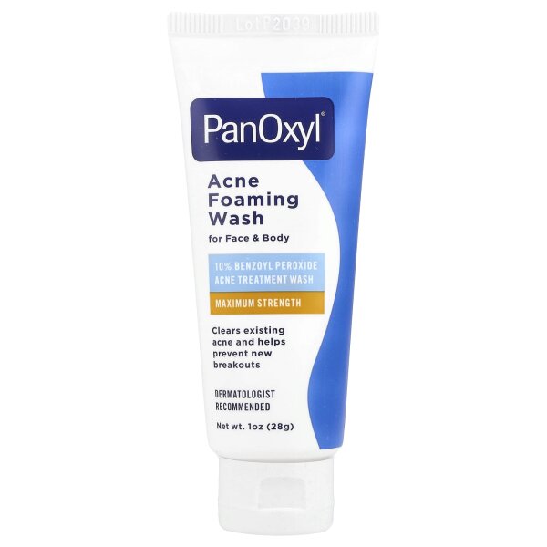 PanOxyl, Akne-Schaumwaschmittel, maximale St?rke, 28 g (1 oz.)
