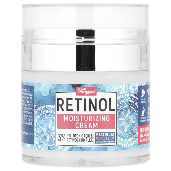 MaryAnn Organics, Retinol, Feuchtigkeitscreme, 50 ml