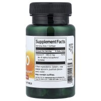 Swanson, Vitamin E, 180 mg (400 IU), 60 Weichkapseln