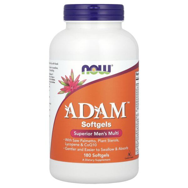 NOW Foods, ADAM™ hochwertiges Multivitamin für Männer, 180 Weichkapseln