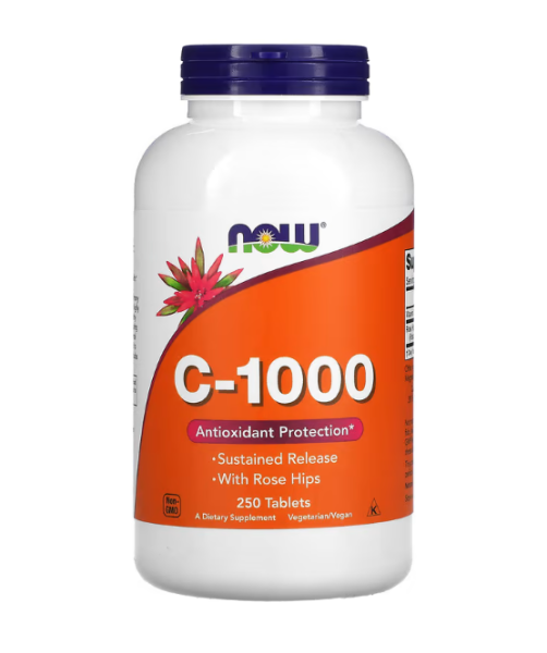 NOW Foods, C-1000, 250 Tabletten