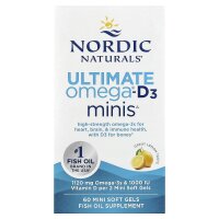 Nordic Naturals, Ultimatives Omega 2 x mit Vitamin D3,...