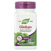 Natures Way, Premium Extract, Ginkgo, Ginkgoextrakt, 60...