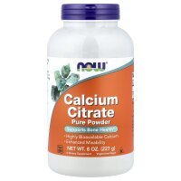 NOW Foods, Calciumcitrat, reines Pulver, 227 g (8 oz.)