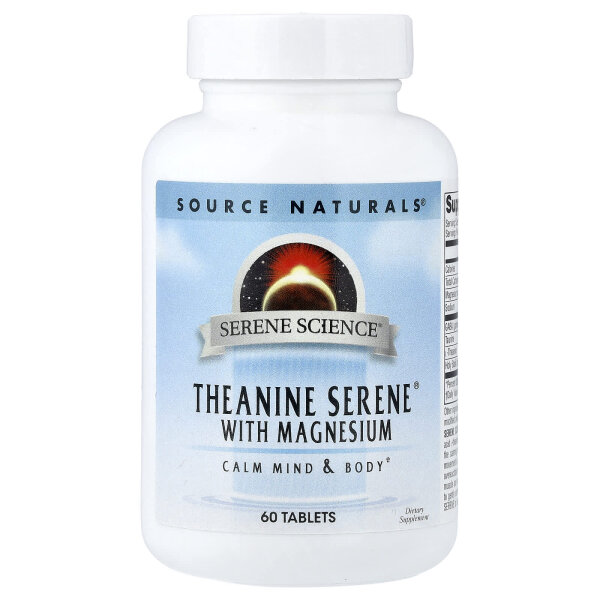 Source Naturals, Serene Science, Theanin Serene, 60 Tabletten