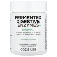 Codeage, Fermented Digestive Enzymes+, fermentierte Verdauungsenzyme, 90 Kapseln