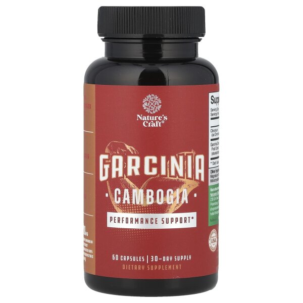 Natures Craft, Garcinia Cambogia, Malabar-Tamarinde, 60 Kapseln