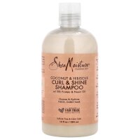 SheaMoisture, Curl & Shine Shampoo, Kokosnuss und Hibiskus, 384 ml