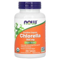 NOW Foods, Chlorella mit Bio-Zertifizierung, 3.000 mg,...