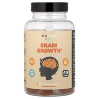 TruHeight, Toddler & Kids Brain Growth, Gehirnwachstum bei Kleinkindern und Kindern, ab 2 Jahren, Orange, 60 Fruchtgummis