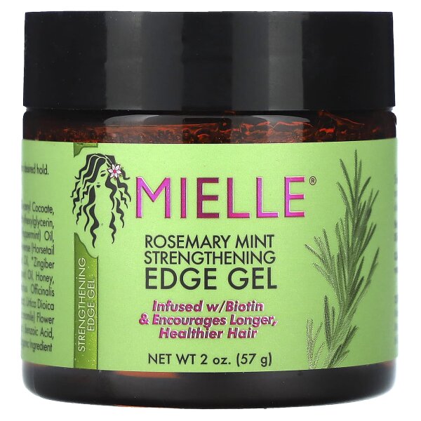 Mielle, Rosemary Mint Strengthening Edge Gel, Gel mit Rosmarin und Minze f?r kr?ftigere Haarspitzen, 57 g