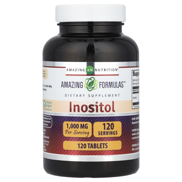 Amazing Nutrition, Inosit, 1.000 mg, 120 Tabletten