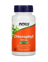 NOW Foods, Chlorophyll, 100 mg, 90 pflanzliche Kapseln