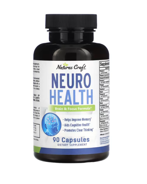 Natures Craft, Neuro Health, 90 Kapseln
