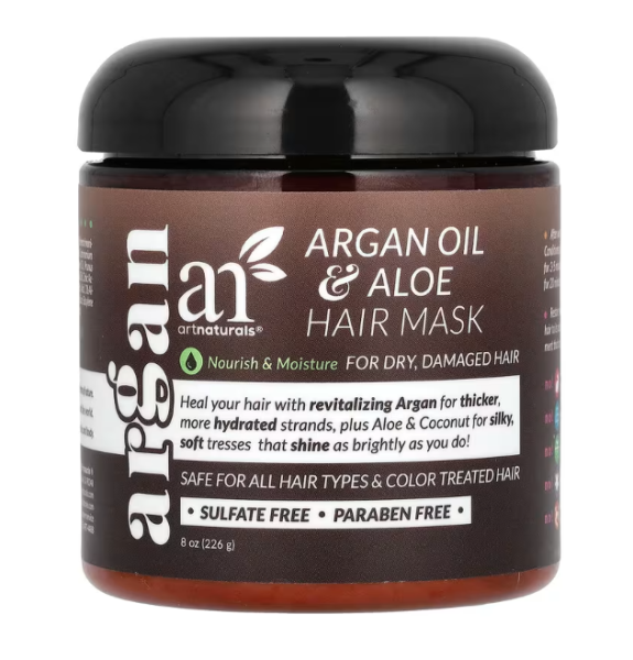 artnaturals, Argan Oil & Aloe Hair Mask, Haarmaske mit Argan?l und Aloe Vera, 226 g