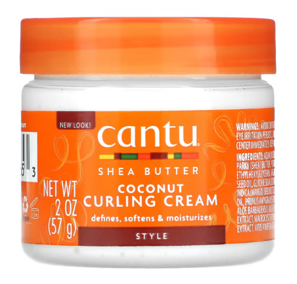 Cantu, Shea Butter for Natural Hair, Coconut Curling Cream, Sheabutter f?r nat?rliches Haar, Lockencreme mit Kokosnuss, 57 g
