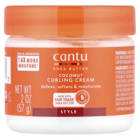 Cantu, Shea Butter for Natural Hair, Coconut Curling Cream, Sheabutter f?r nat?rliches Haar, Lockencreme mit Kokosnuss, 57 g